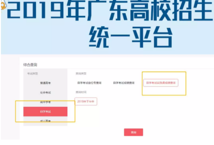 2019下半年广东省自学考试论文成绩查询方法及查询时间