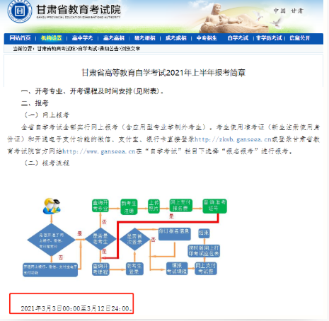 2021年上半年自考报名官方通知！2021年4月自学考试报名时间已确定