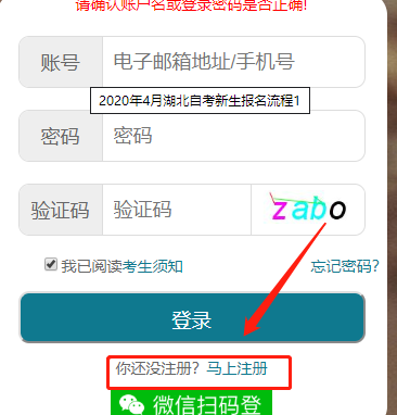 湖北省自考新生如何报考2020年10月考试？报名入口是哪个？